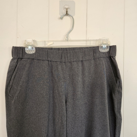 Eddie Bauer Gray Cropped Joggers Crop Pants Capri Activewear Summer Travel Xs - Picture 3 of 11
